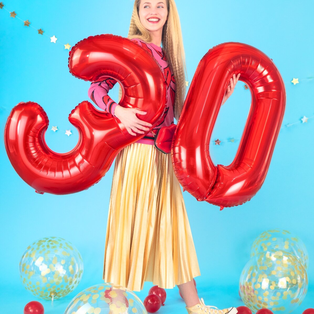 Palloncini - Numeri rossi 86 cm