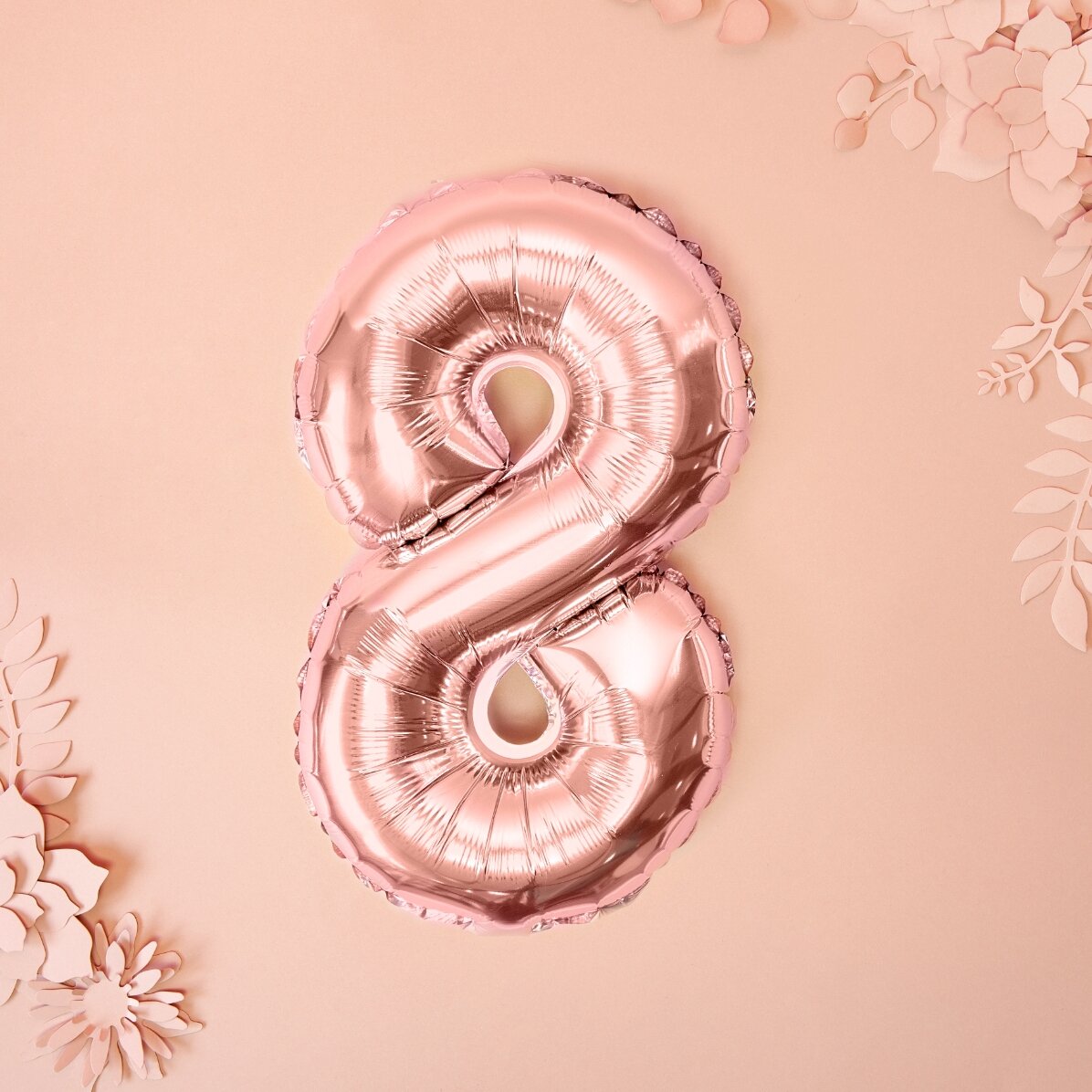 Palloncini - Numeri rosa 35 cm
