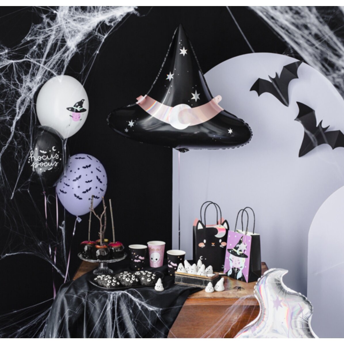 Set di 6 palloncini di Halloween - Streghe