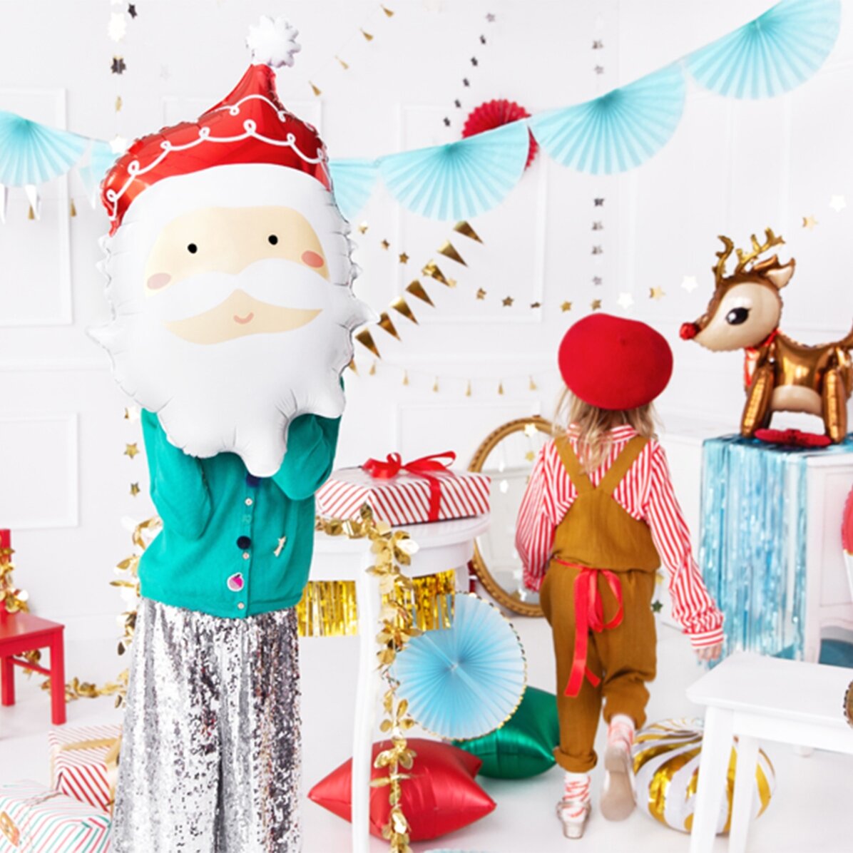 Palloncino - il volto di Babbo Natale