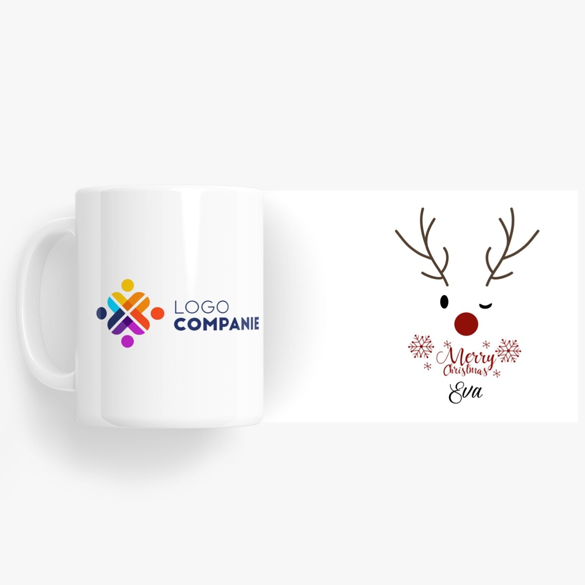 Tazza personalizzata con logo - Renna