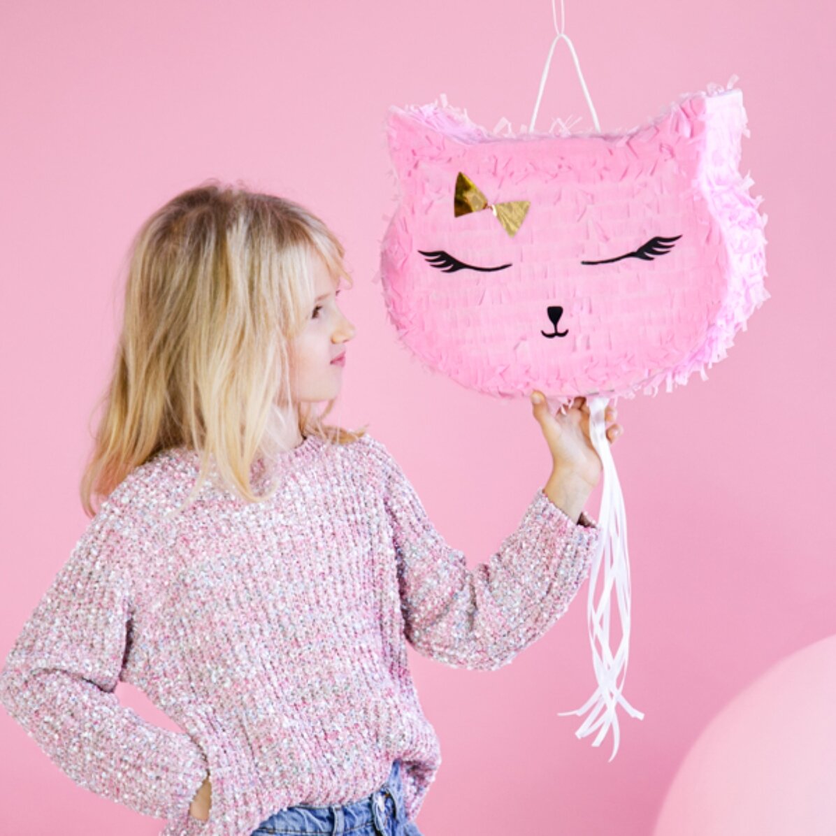 Decorazione Piñata a forma di gatto