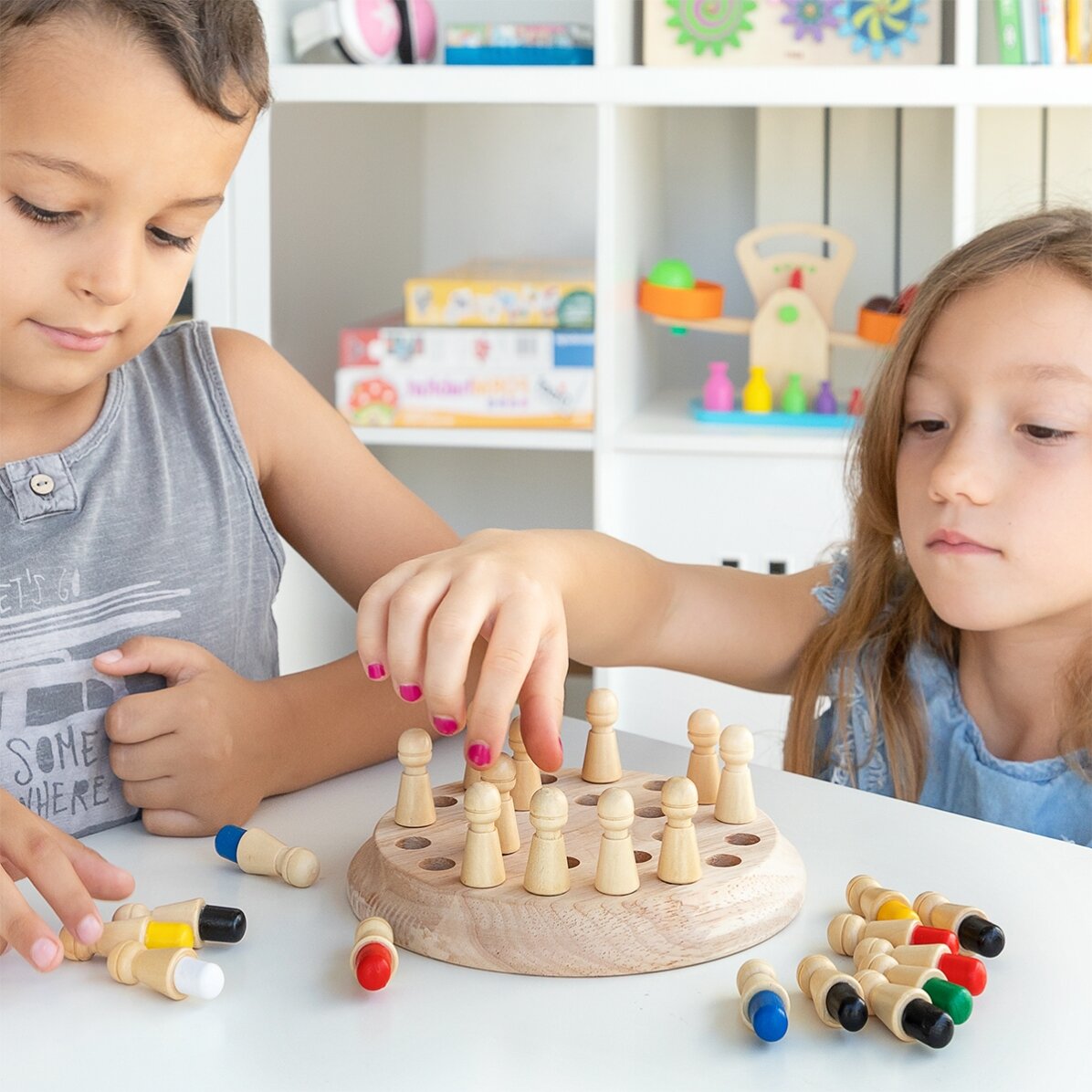 Gioco di memoria "Sah" in legno