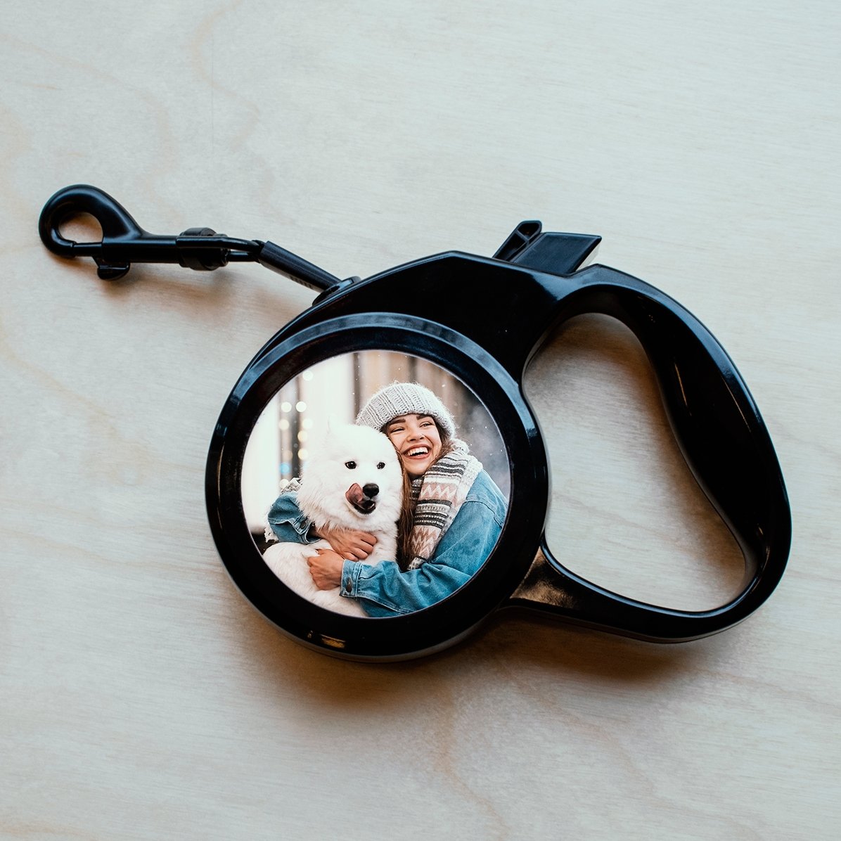 Guinzaglio personalizzato con due foto