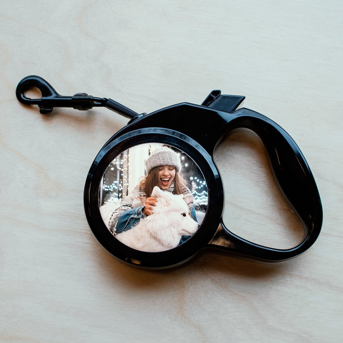 Guinzaglio personalizzato con due foto