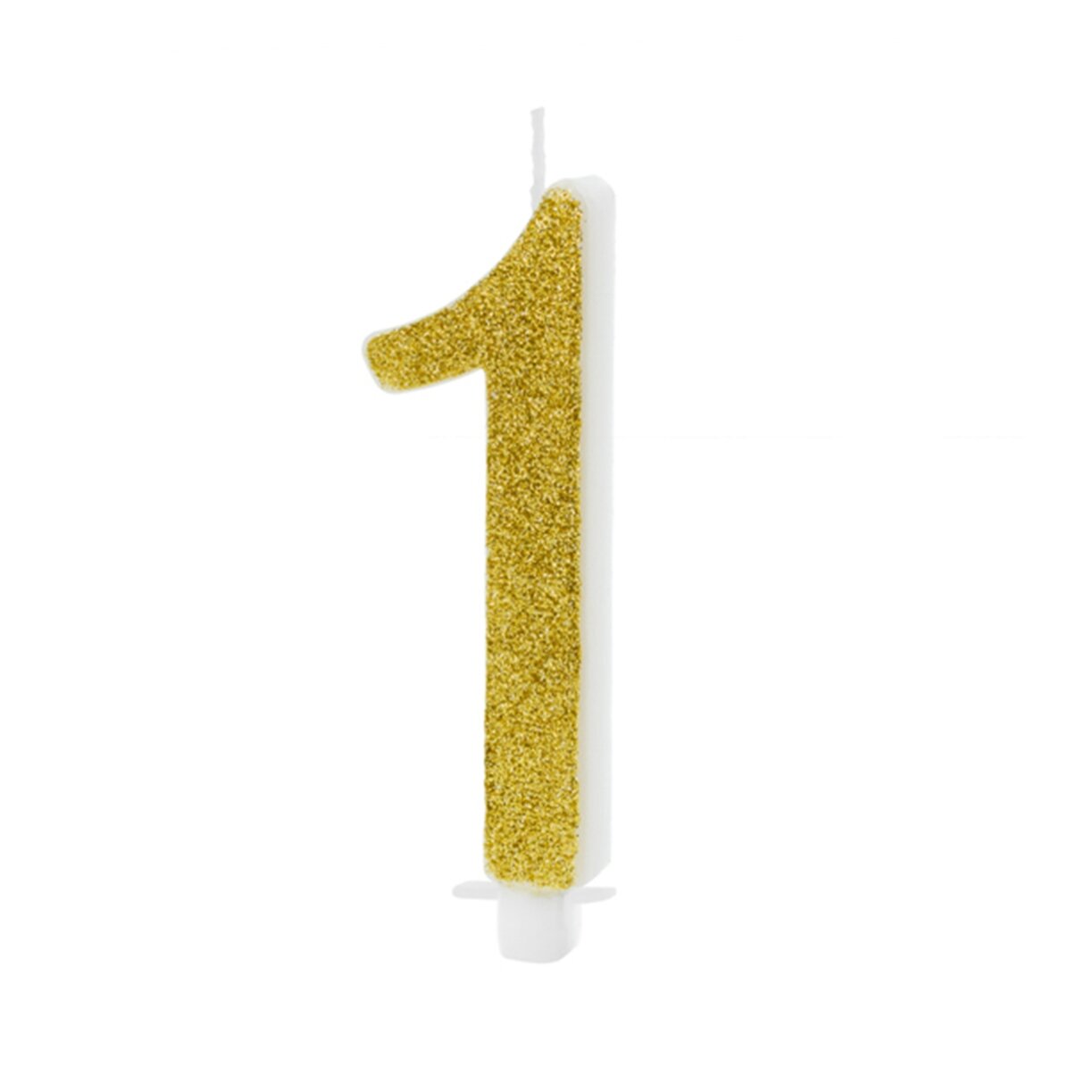 Candeline per torte - Numeri dorati da 10 cm