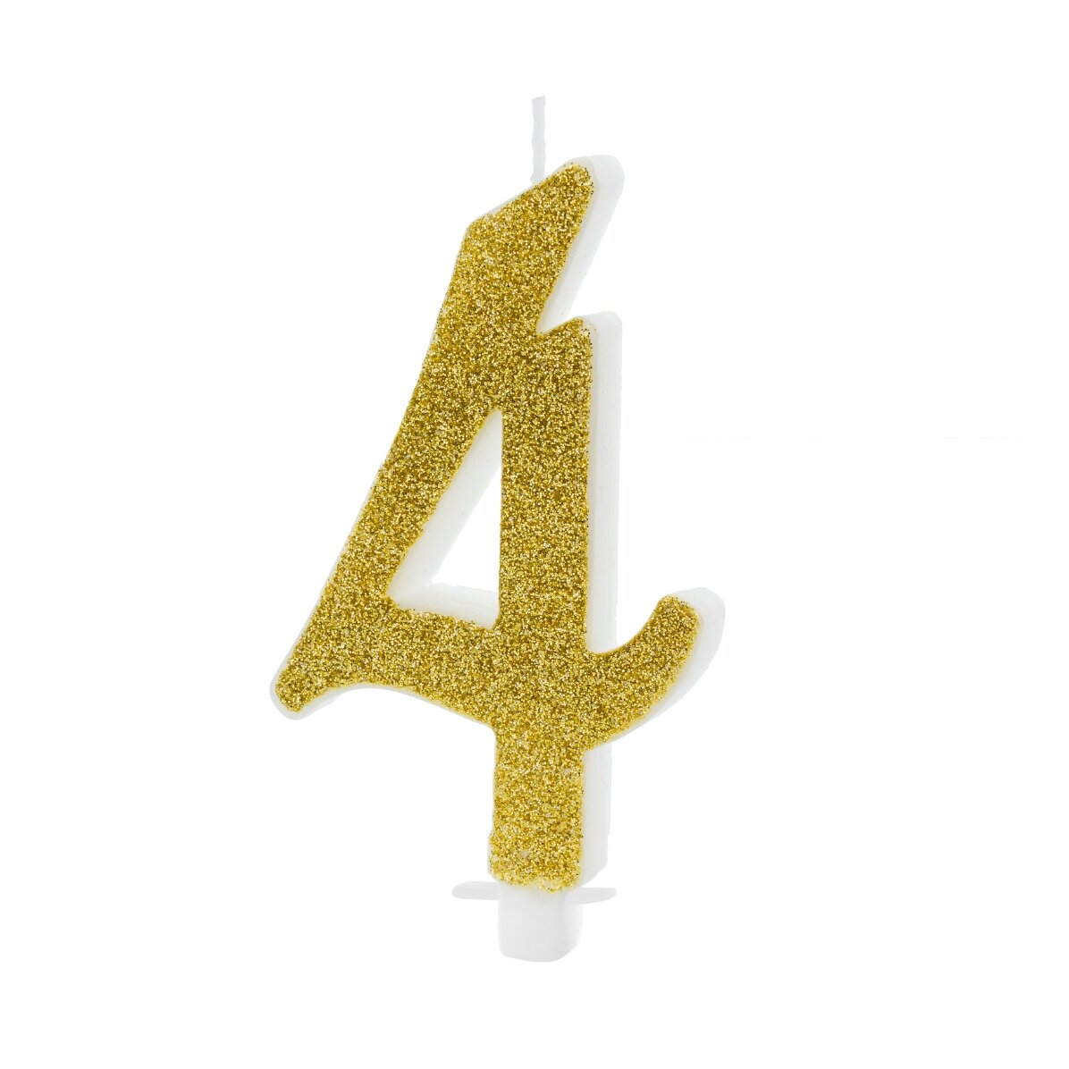 Candeline per torte - Numeri dorati da 10 cm