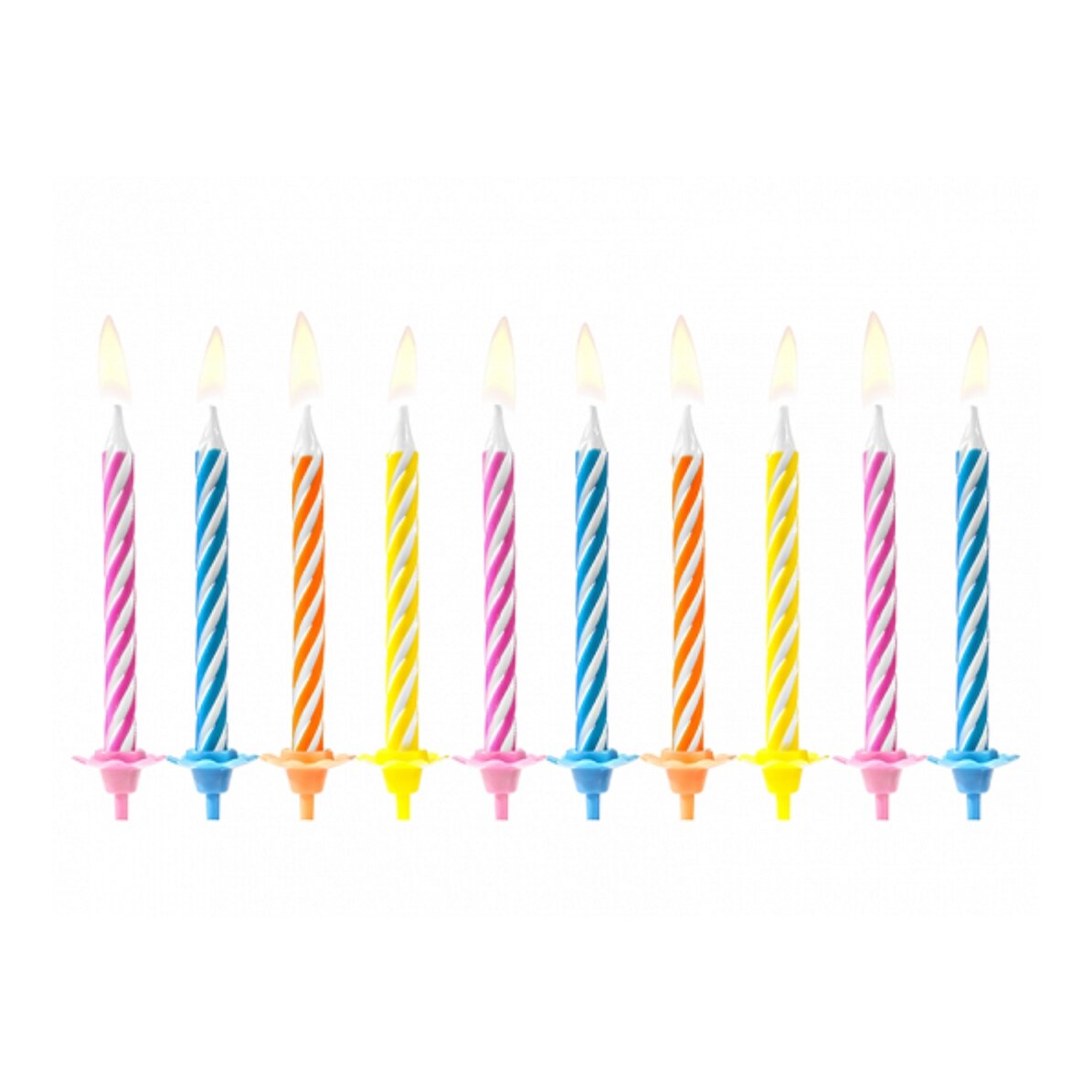 Cake candles - set of 10