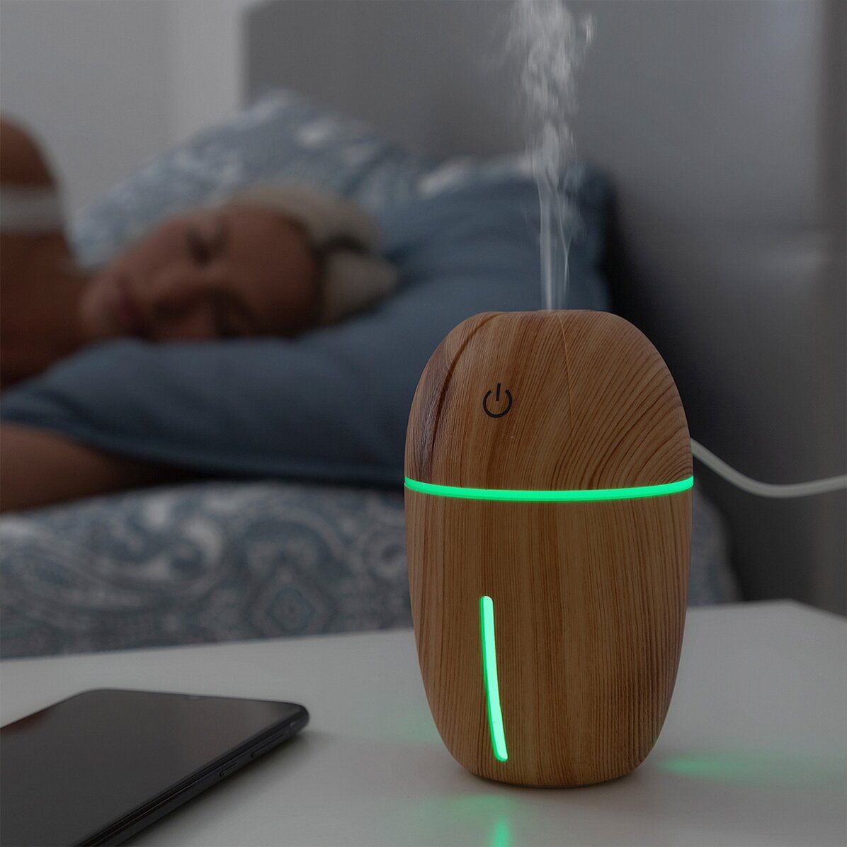 Mini umidificatore e diffusore di aromi per la camera