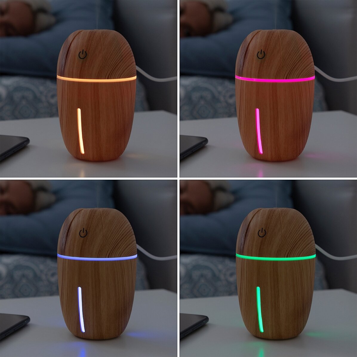 Mini umidificatore e diffusore di aromi per la camera