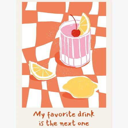 Favourite Drink Poster
