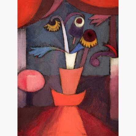 Poster di Paul Klee, “Autumn Flower” 1922