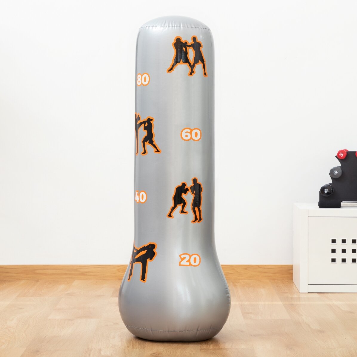 Sacco da boxe gonfiabile per bambini con supporto