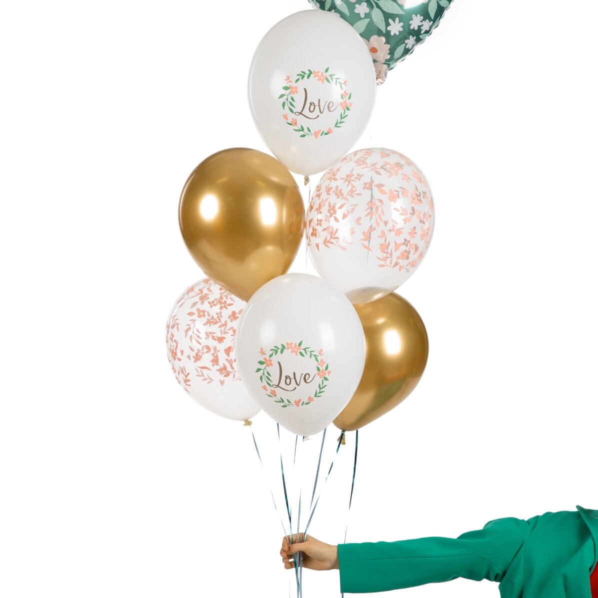 Set di 6 palloncini assortiti - Love