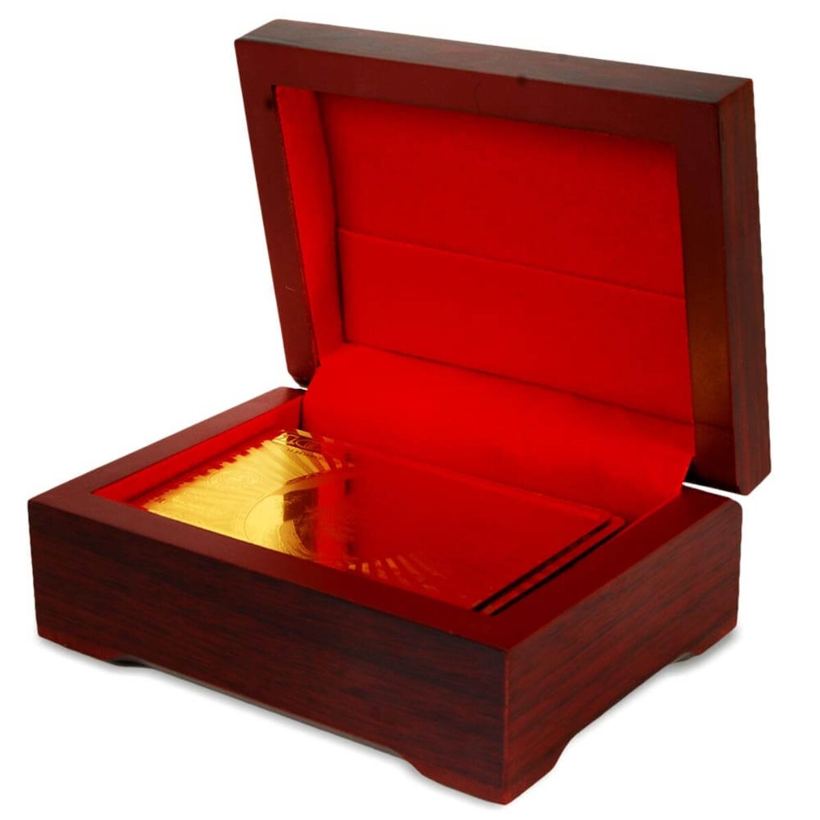 Set di carte da gioco dorate
