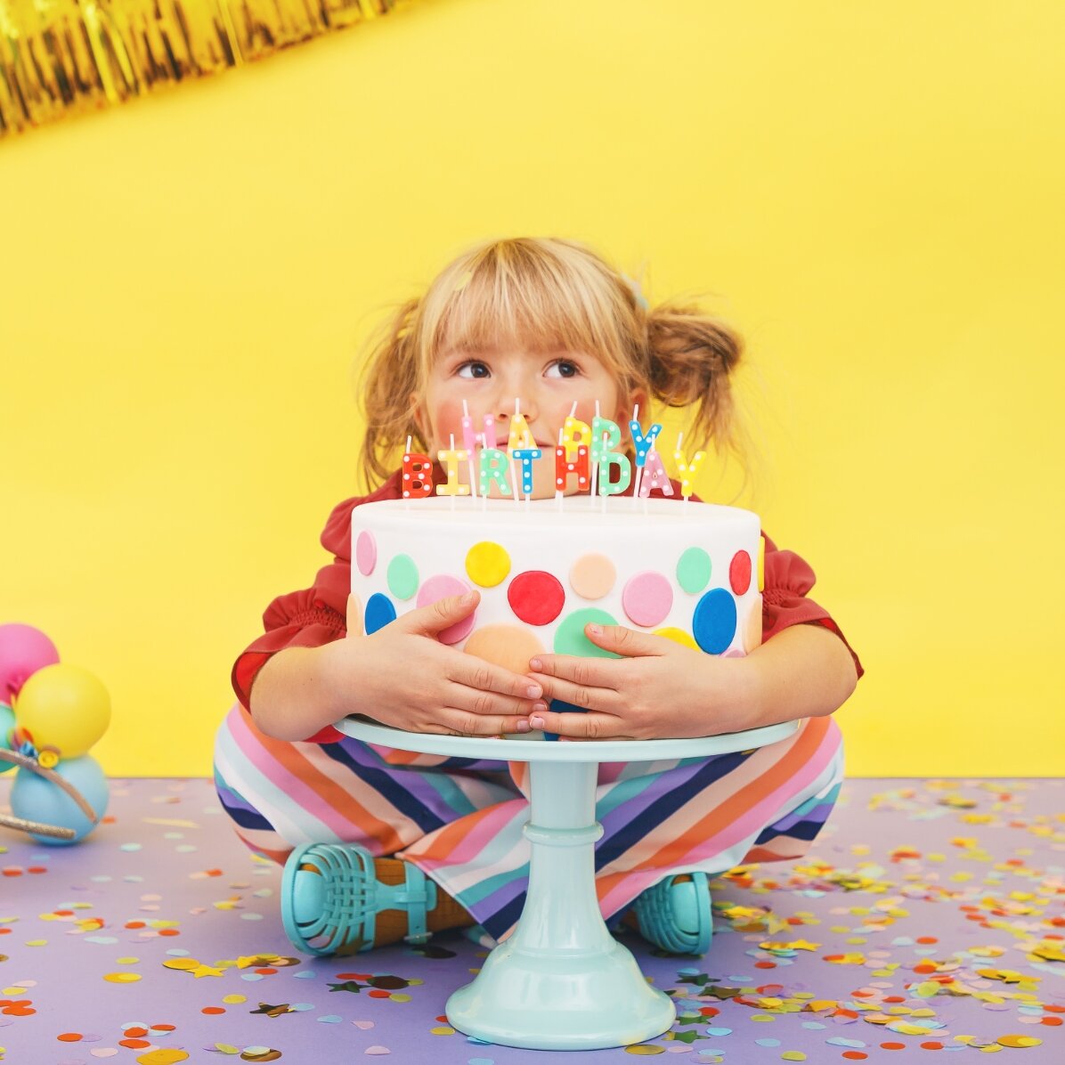 Candeline per torte - set "Happy Birthday"