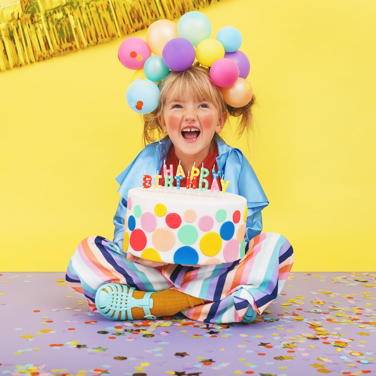 Candeline per torte - set "Happy Birthday"