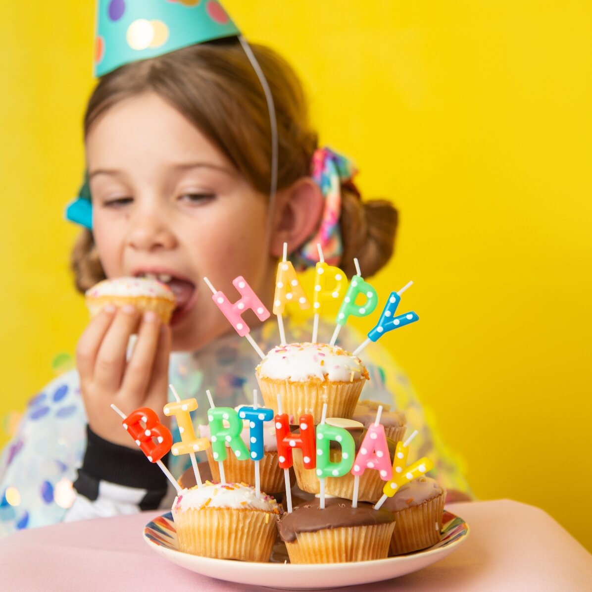 Candeline per torte - set "Happy Birthday"