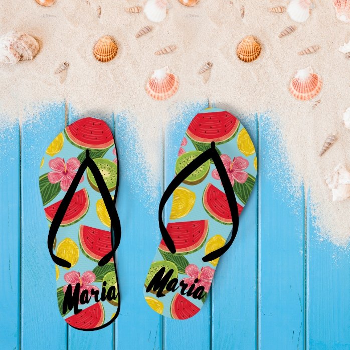 Infradito personalizzate per bambini con scritta - Watermelon
