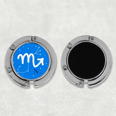Personalised table bag holder with text - Scorpio zodiac sign