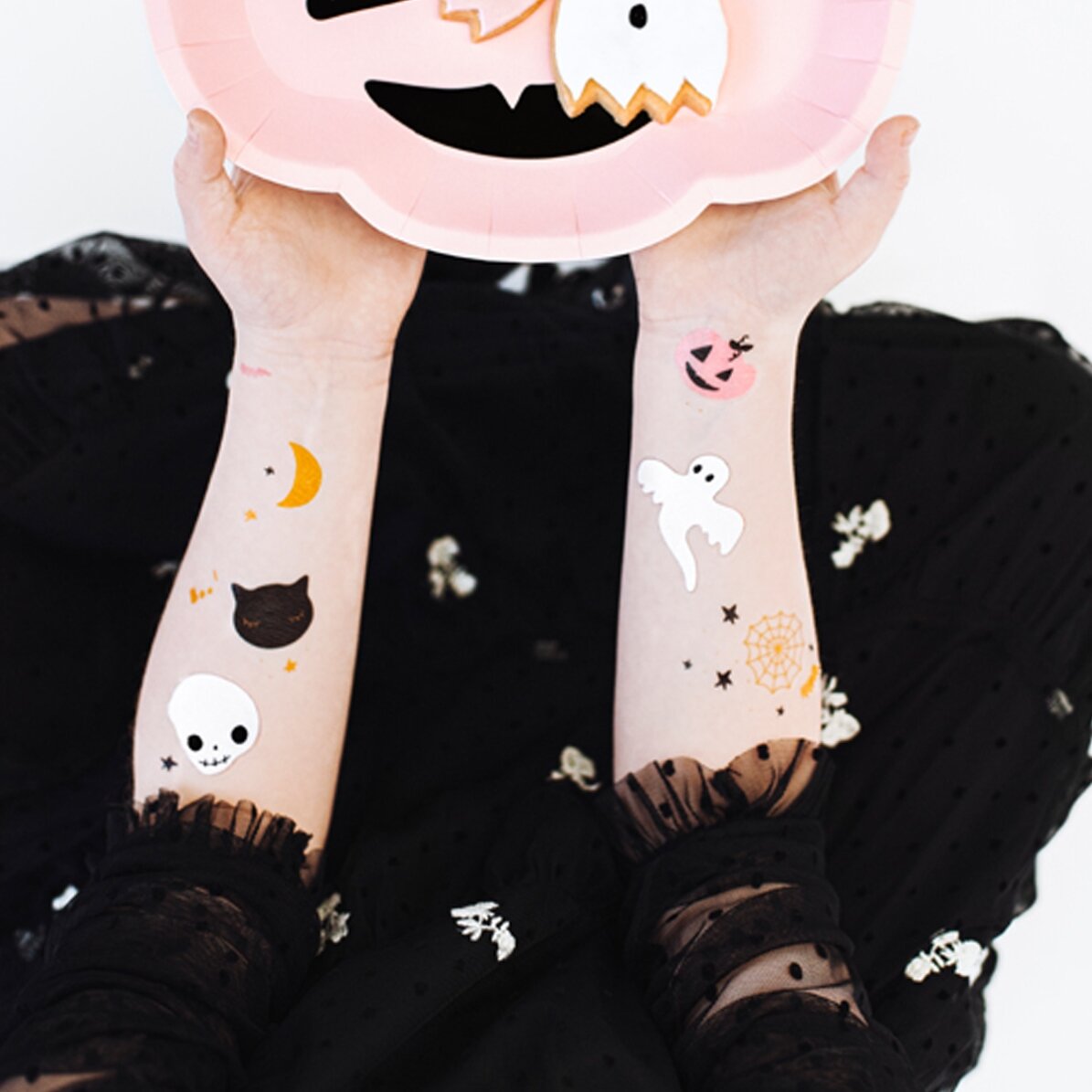 Temporary Halloween tattoos