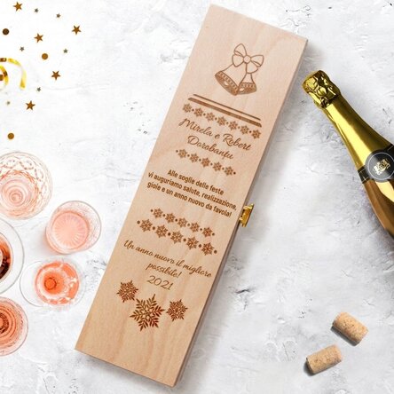 Scatola personalizzata per spumante - Capodanno