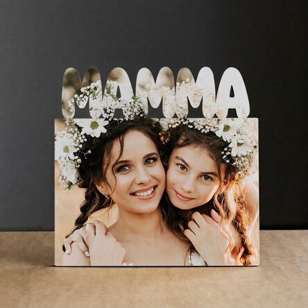 Cornice da scrivania personalizzata con una foto - modello MUM