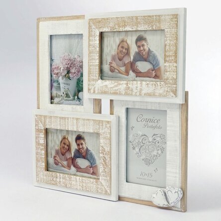 Cornice per 4 foto 35x35 cm - modello vintage