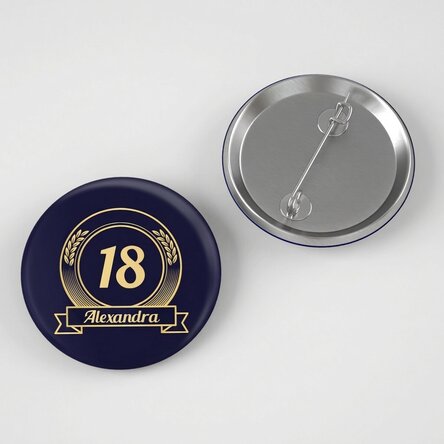 Distintivo personalizzato con scritta - Anniversario