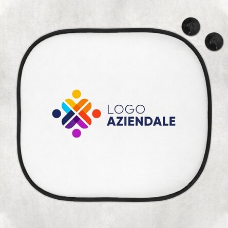 Parasole per auto personalizzato con logo