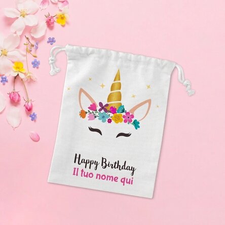 Piccolo sacchetto regalo - Unicorno