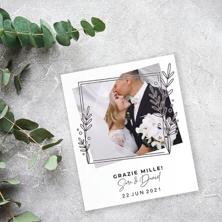 Foto personalizzata 10x12 cm - Matrimonio