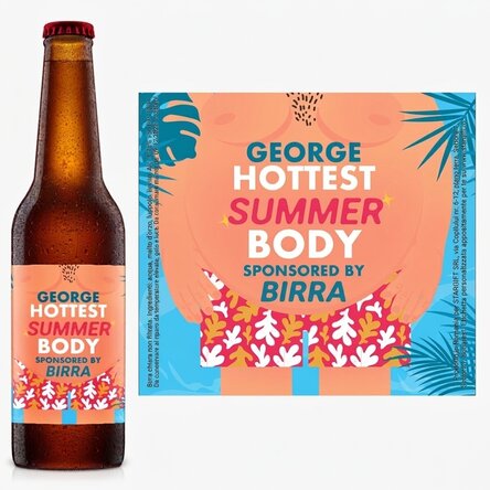 Birra personalizzata con scritta - Hot body