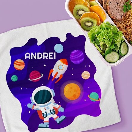 Asciugamano personalizzato con scritta - Space