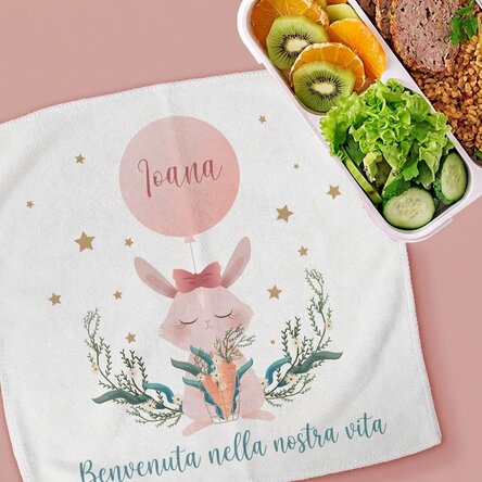 Asciugamano personalizzato con nome - Welcome, babygirl