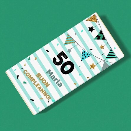 Cioccolato personalizzato con dedica per il compleanno - Regalo di compleanno