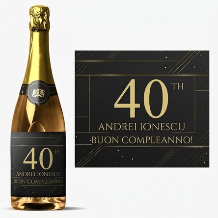 Spumante personalizzato con dedica - Un regalo per te
