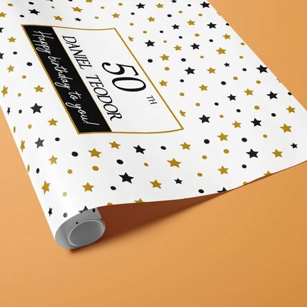 Carta da regalo personalizzata con la scritta "It's your birthday"
