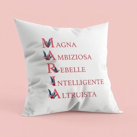 Cuscino personalizzato con scritta - Maria