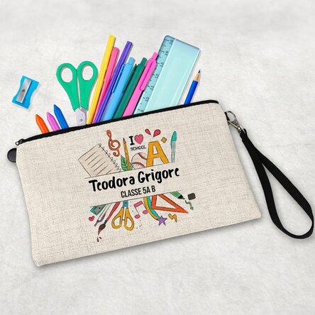Kit scolastico personalizzato con testo - Ritorno a scuola