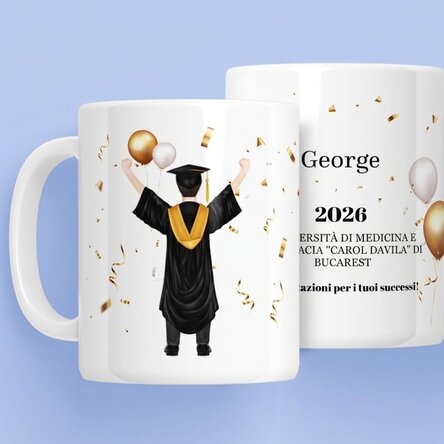 Tazza personalizzata con scritta - La sua laurea