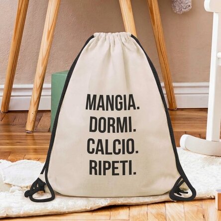 Zaino personalizzato con scritta