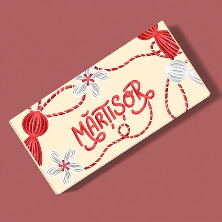 Cioccolato personalizzato con una scritta