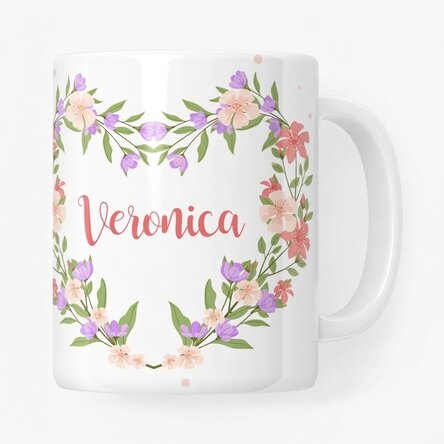 Tazza personalizzata con nome e messaggio - Che bella primavera!