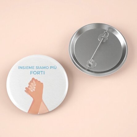 Spilla personalizzata con scritta - Together
