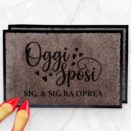 Tappetino da ingresso per interni - Just married