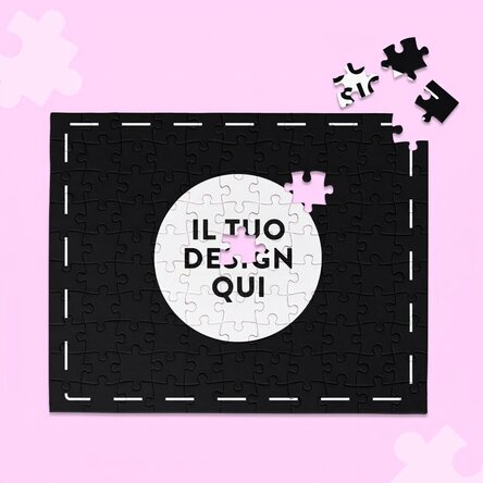 Puzzle personalizzato con la tua immagine, 24x19 cm