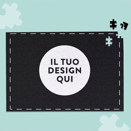 Puzzle personalizzato con la tua immagine, 40x28,5 cm