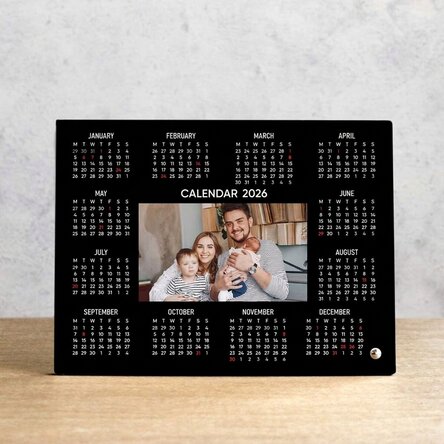 Cornici da scrivania personalizzate con calendario