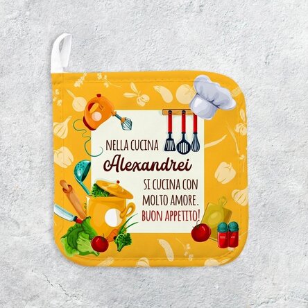Supporto per pentole calde personalizzato con scritta - In cucina